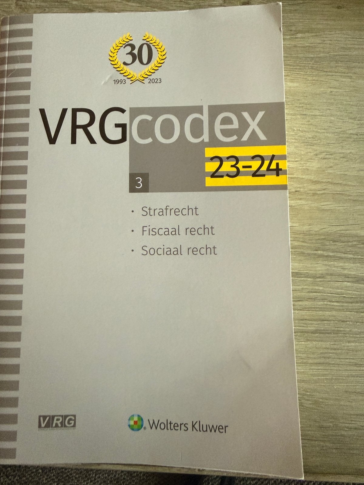 VRG Codex 23-24 deel 3, Enlèvement, Utilisé, Enseignement supérieur professionnel