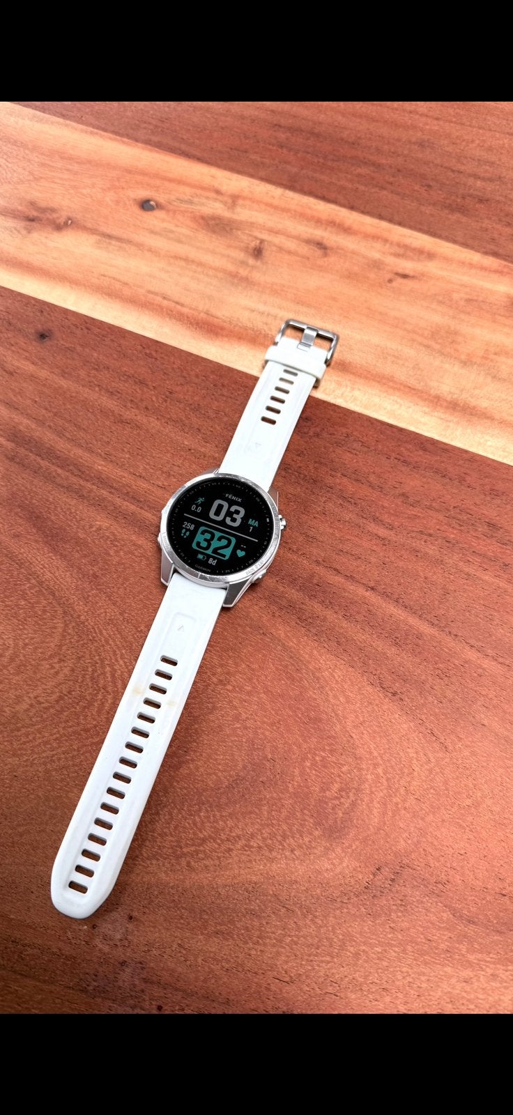 Garmin fenix 7s 42mm, Handtassen en Accessoires, Sporthorloges, Ophalen, Zo goed als nieuw