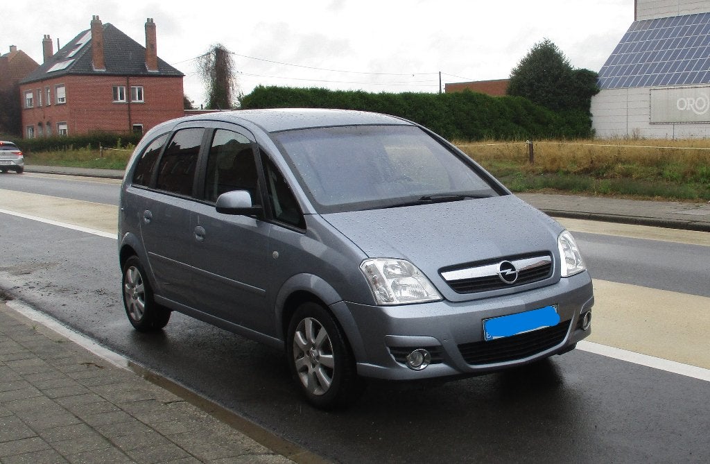 Opel Meriva 1.4i Benzine/Parkeersensor/Airco/Gekeurd+Carpass, Autos, Argent ou Gris, Achat, Boîte manuelle, Noir