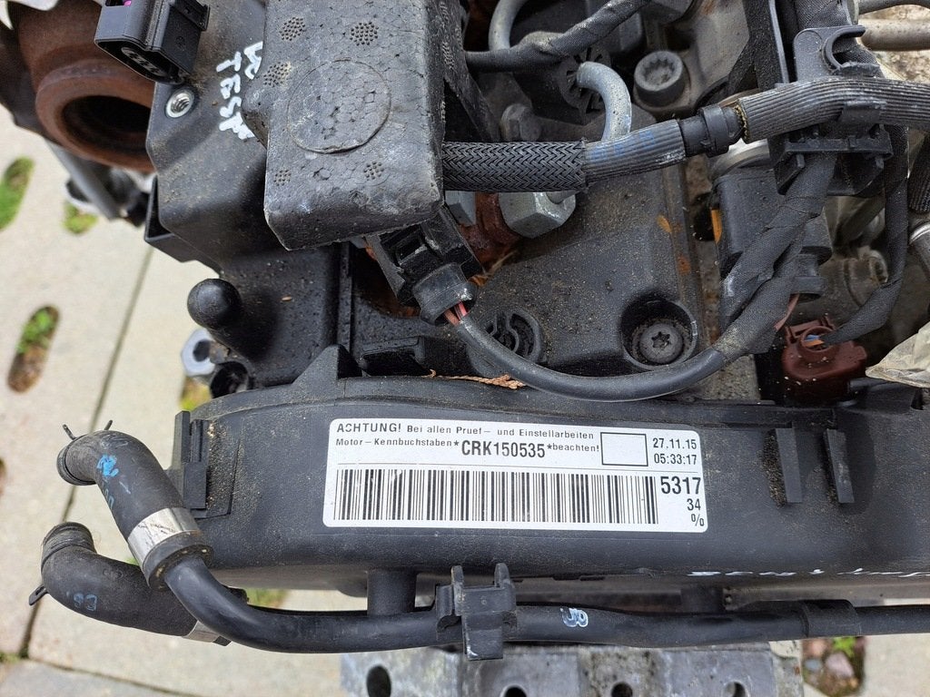 Moteur CRKA Complet GOLF VW TOURAN, Envoi, Utilisé, Daihatsu