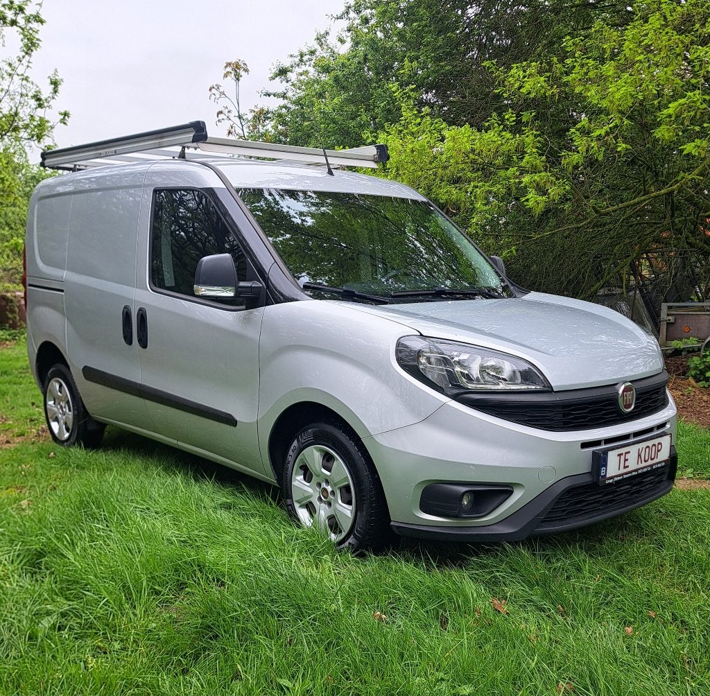 Fiat Doblo: 94.000km +airco + jaar garantie +groot nazicht!!, Argent ou Gris, Achat, Entreprise, 3 places