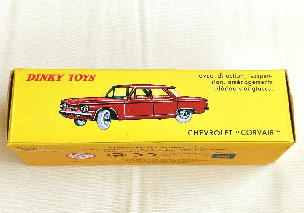 Boîte vide _ Dinky Atlas _Chevrolet Corvair _ ref. 552, Enlèvement ou Envoi, Comme neuf, Autres types, Dinky Toys