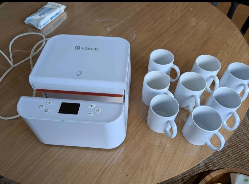 LOKLiK Auto Tumbler Heat Press Voor Mokken, Drinkflessen, Hobby en Vrije tijd, Ophalen, Zo goed als nieuw