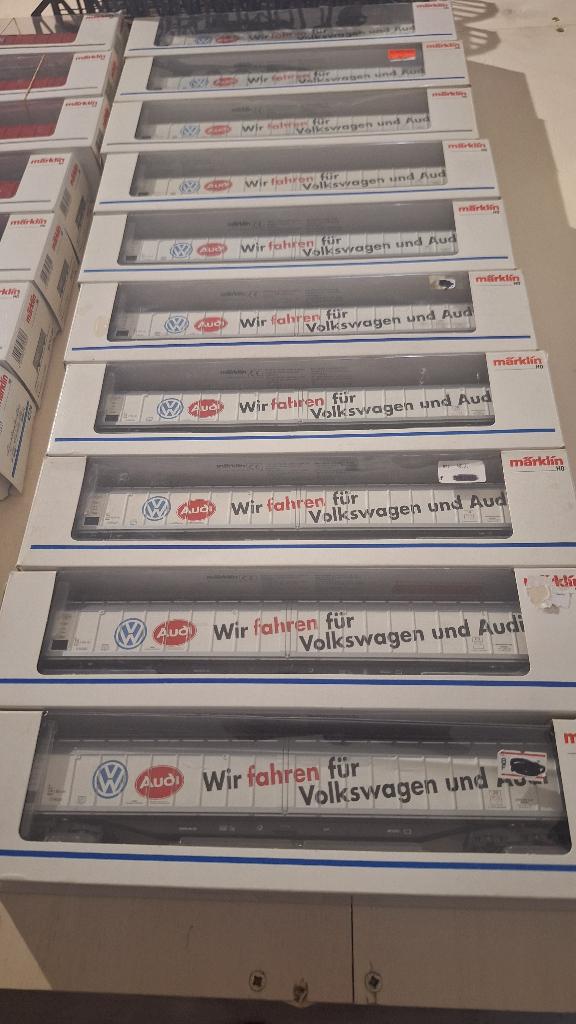 Marklin Wagon Wir Fahren für VW und Audi, Enlèvement ou Envoi, Courant alternatif, Wagon, Comme neuf