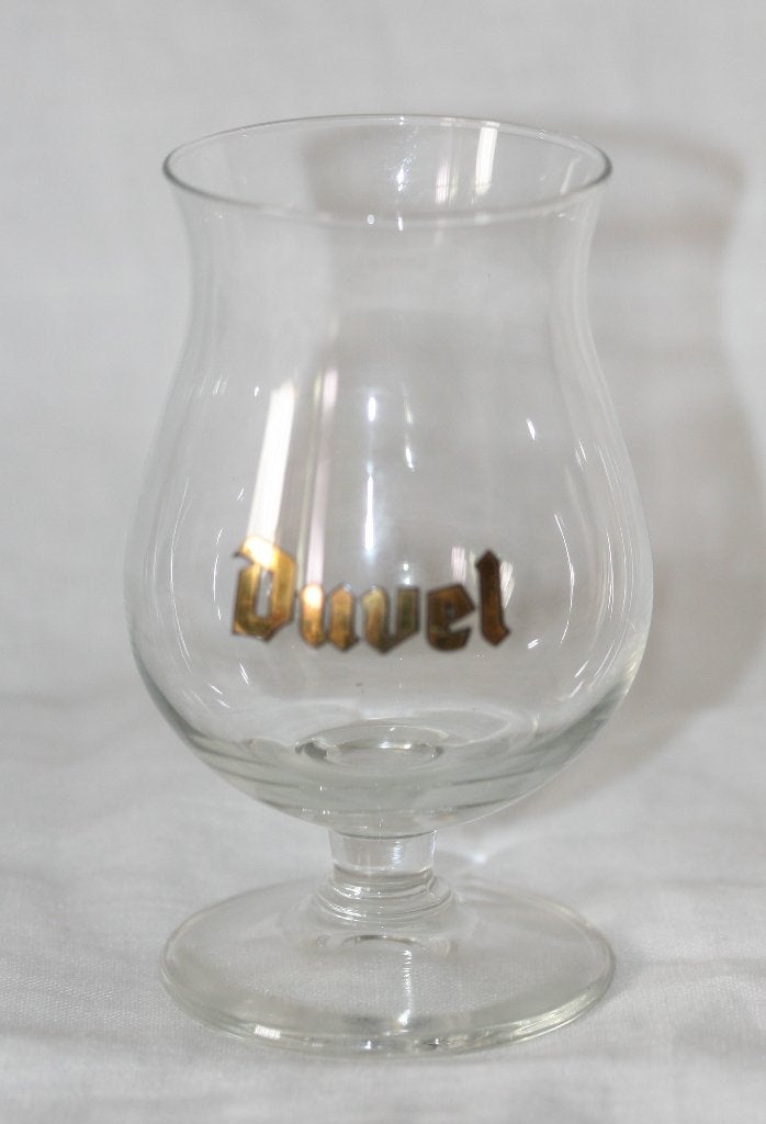 Duvel mini glas 10 cm, Ophalen of Verzenden, Zo goed als nieuw, Glas of Glazen, Duvel