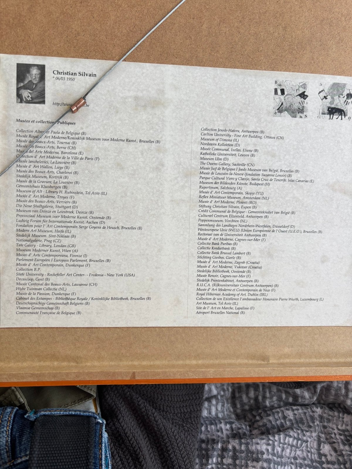 Christian Silvain 1950 SQ M gesigneerde lithografie A 74/100, Antiek en Kunst, Ingelijst, Ophalen, Lithografie