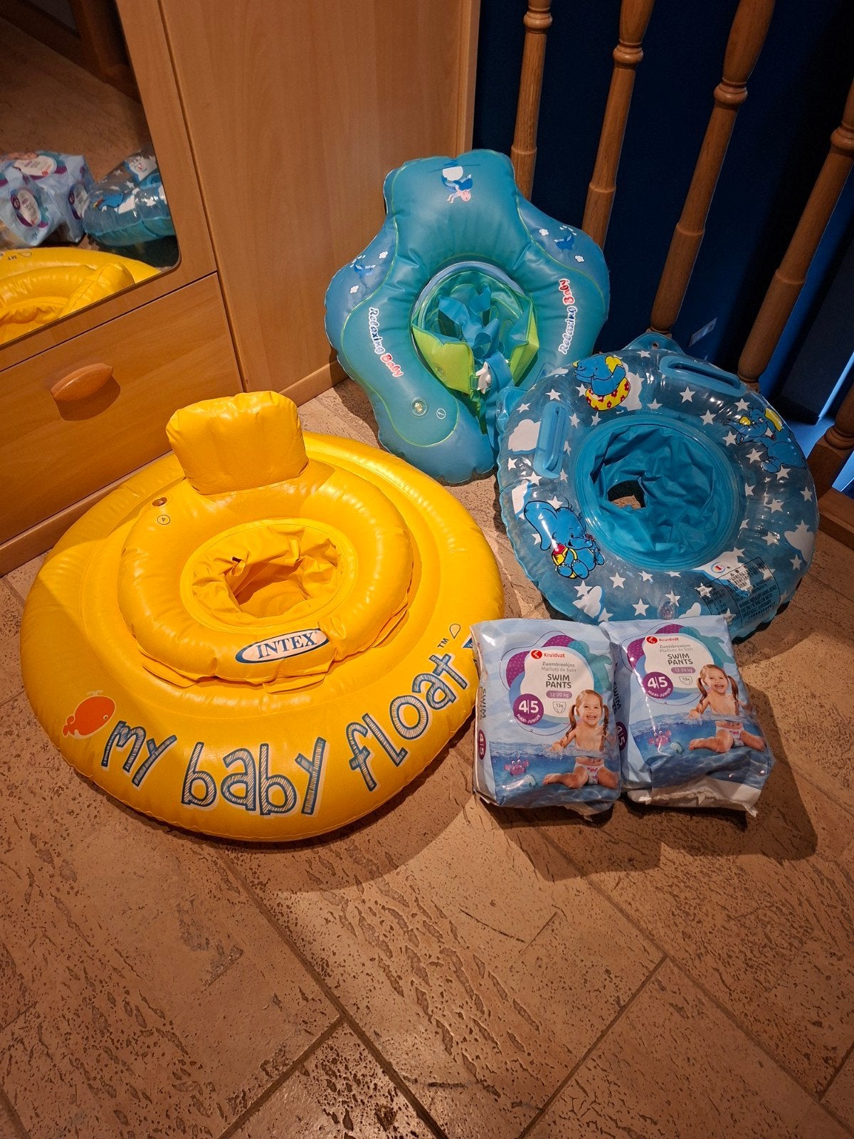 Zwembanden en zwempampers, Enfants & Bébés, Enlèvement, Utilisé