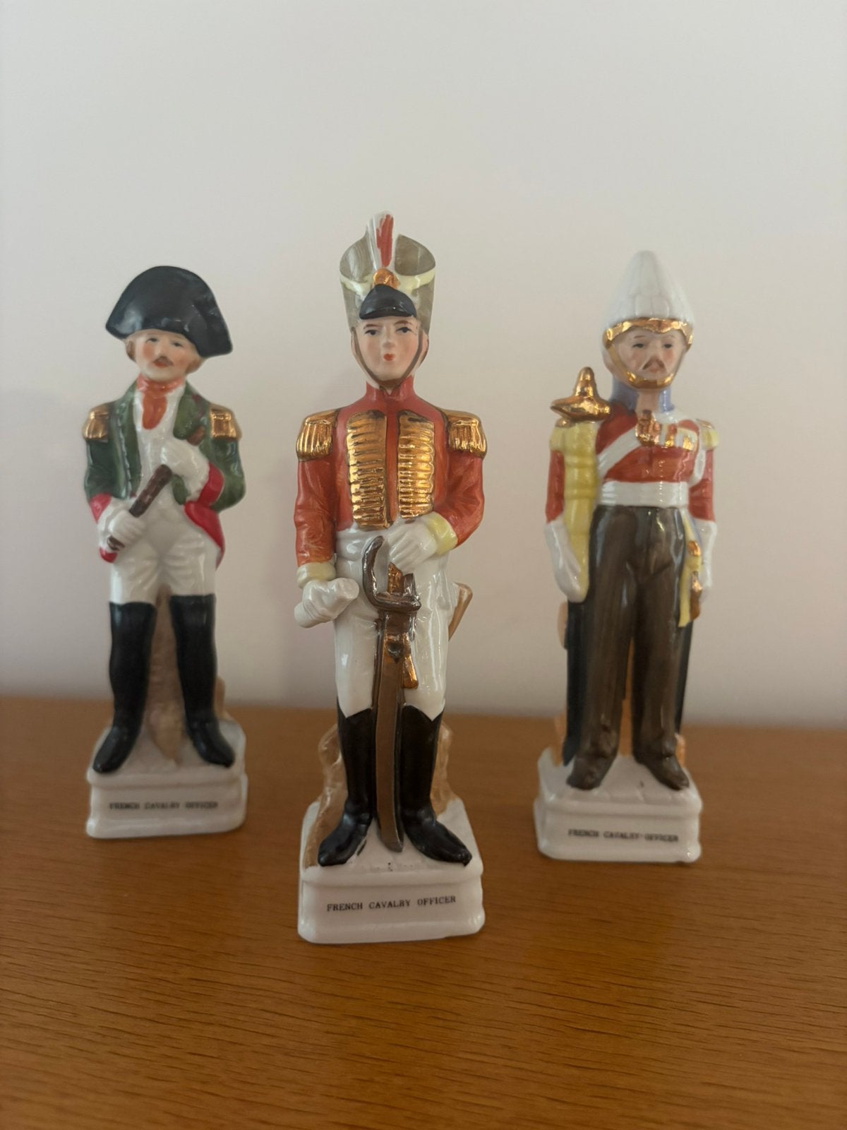 Set van drie officieren van het keizerrijk Napoleon-soldaten, Ophalen of Verzenden