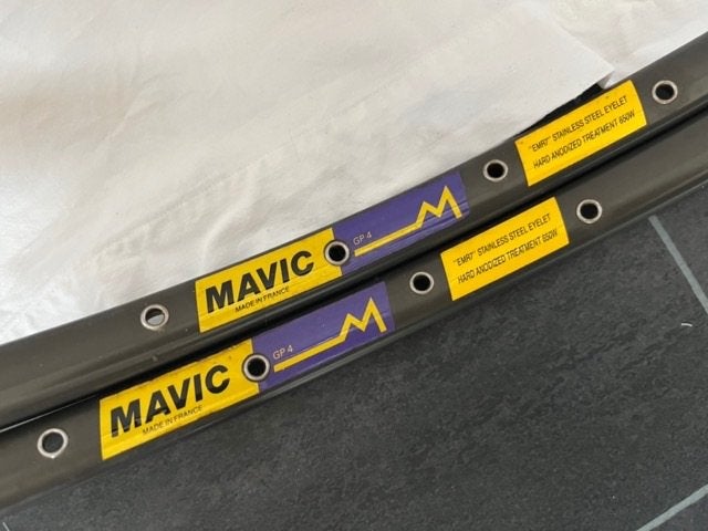 Mavic GP4 - racefiets velgen voor tubes - NIEUW, Fietsen en Brommers, Fietsonderdelen, Nieuw, Aluminium, Mavic, Racefiets