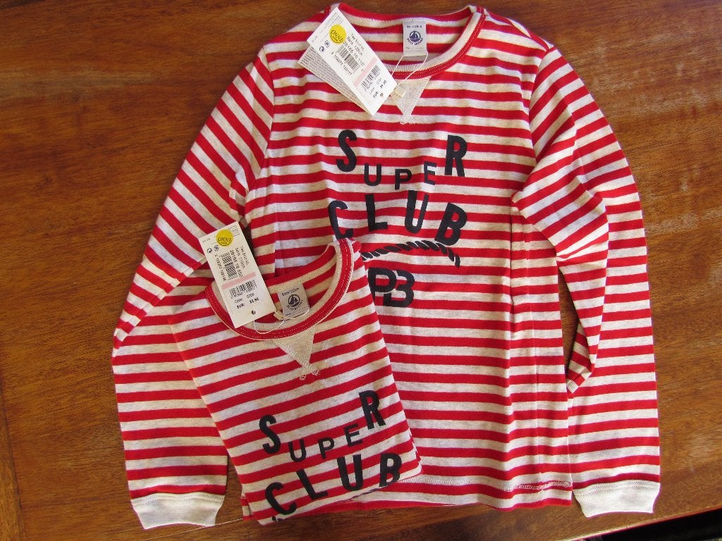 T-shirt Petit Bateau 5 jaar en 8 jaar, Kinderen en Baby's, Kinderkleding | Maat 110, Ophalen, Jongen of Meisje, Nieuw, Petit Bateau