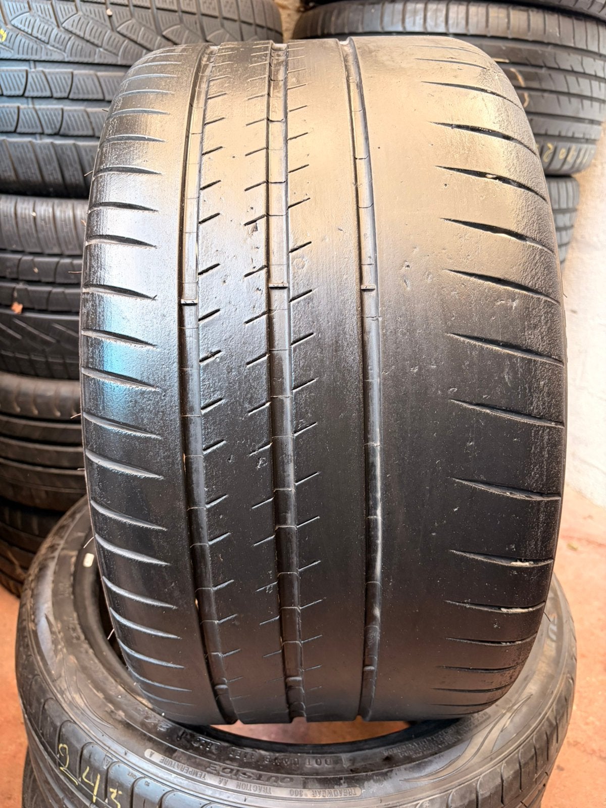 295 30r20 Michelin avec montage et équilibrage, Ophalen, Gebruikt