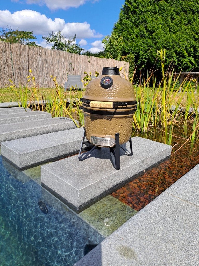 (NEUWE) " TRIPPEL LEFORT. " Keramische BBQ BergHOFF, Tuin en Terras, Ophalen