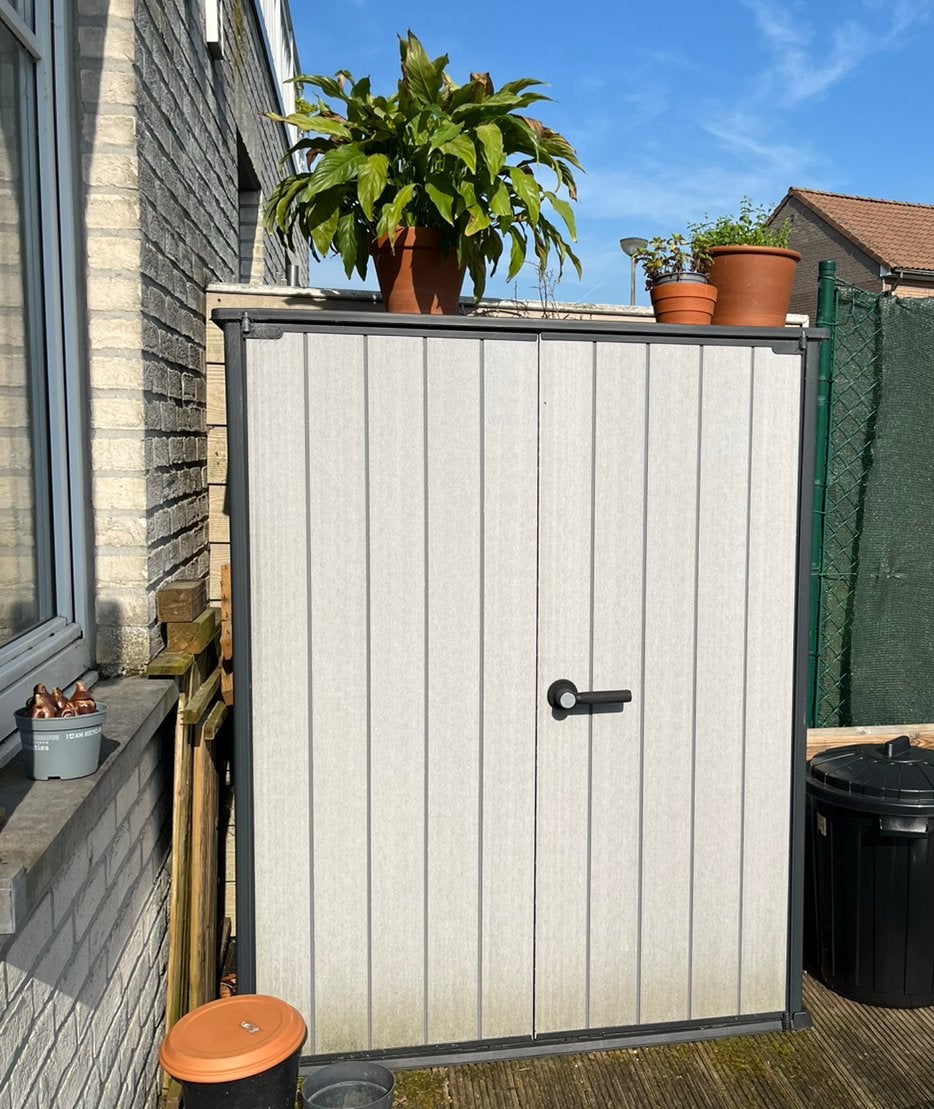 Keter high store tuinkast / tuinhuis, Tuin en Terras, Ophalen, Gebruikt, Kunststof