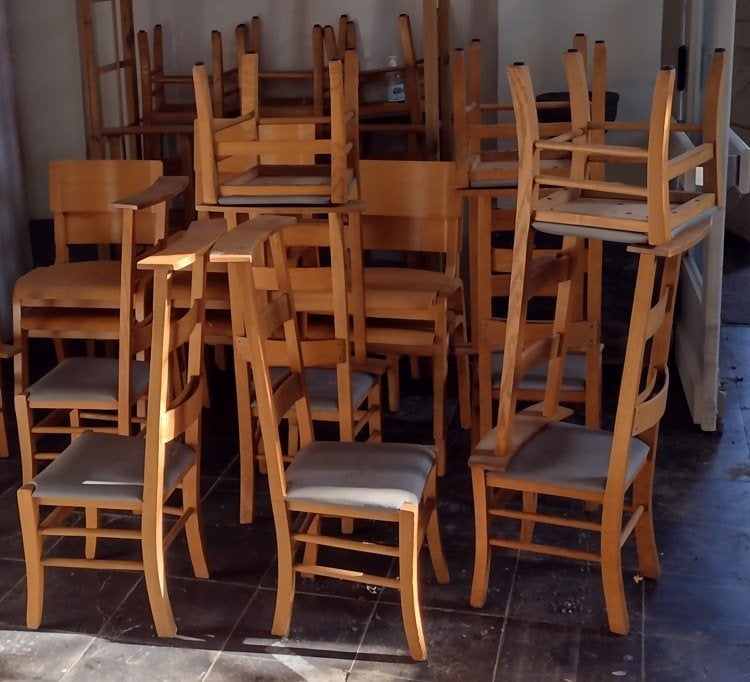 Chaise à vendre, Gris, Enlèvement, Bois, Moderne