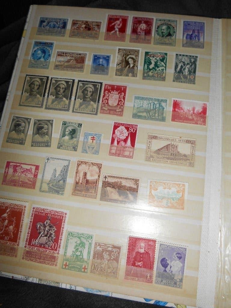 Lot de 34 Timbres Belge N oblitérés, Enlèvement ou Envoi