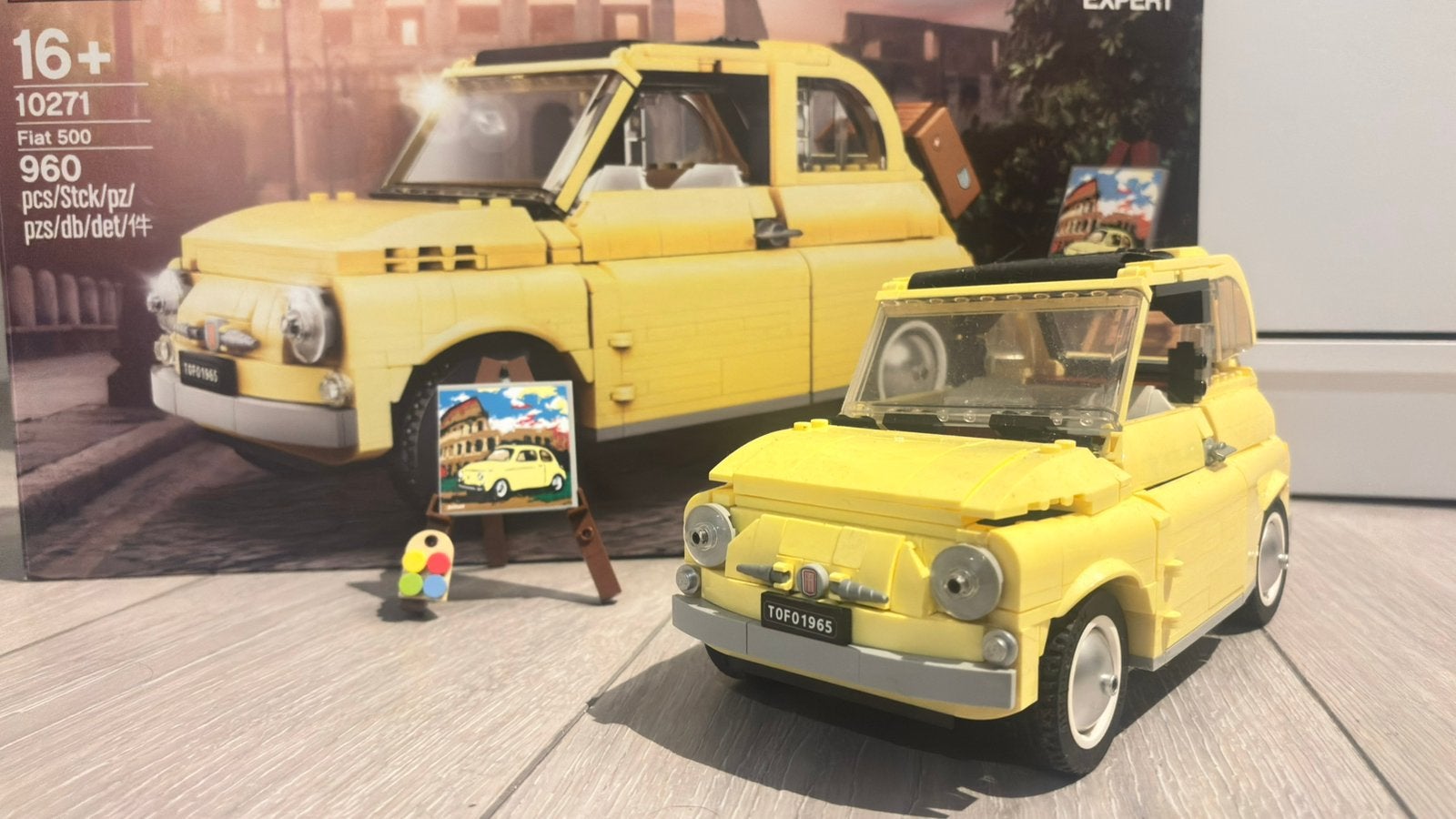 Lego Fiat 500, Kinderen en Baby's, Ophalen, Compleet, Lego, Zo goed als nieuw