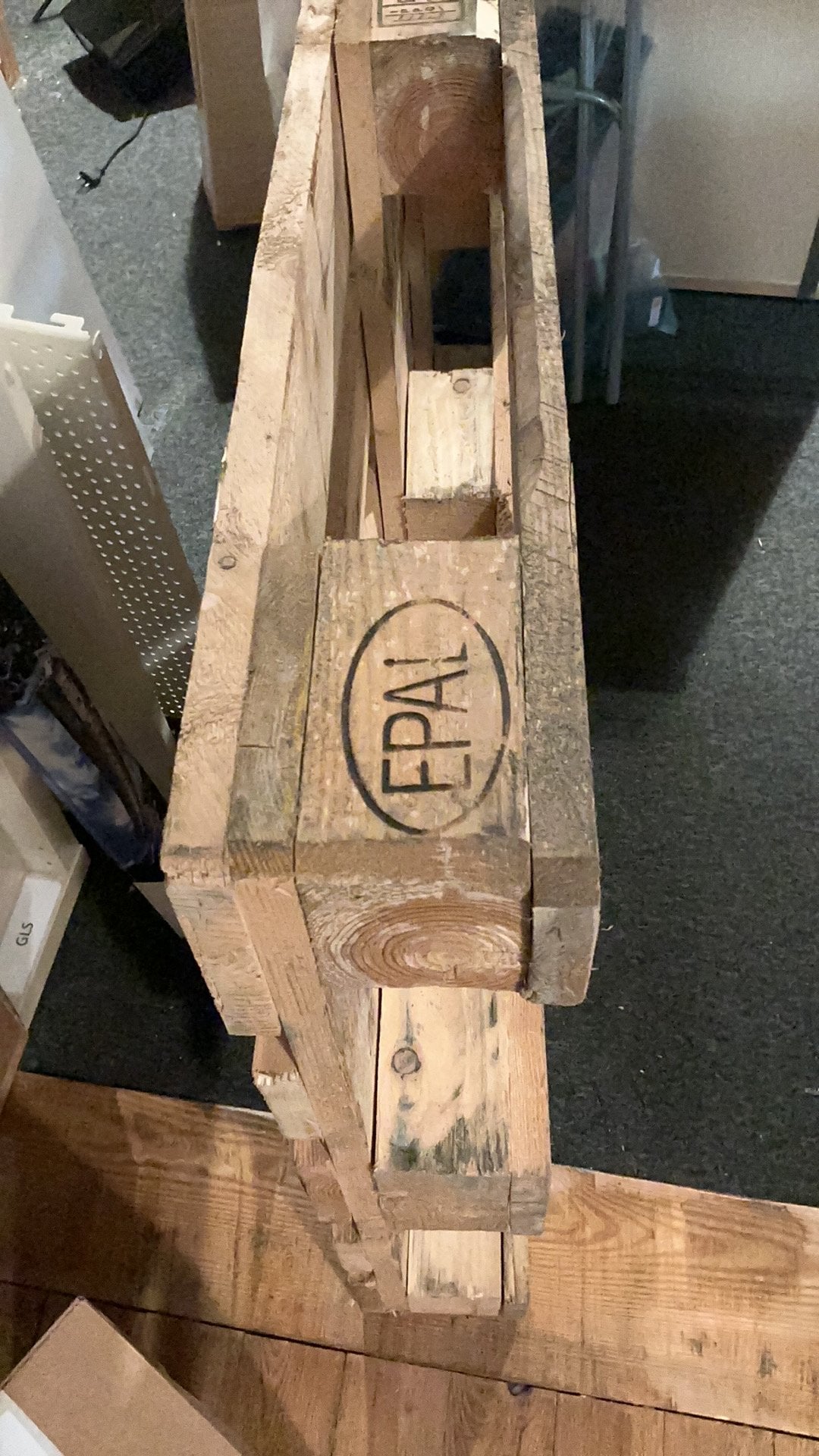 Palletten euro en wegwerp, Ophalen, Zo goed als nieuw, Overige houtsoorten, Pallet