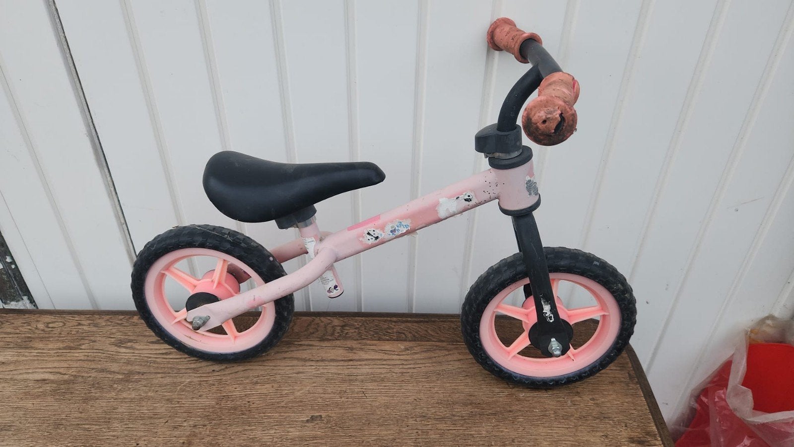 loop fiets, Ophalen
