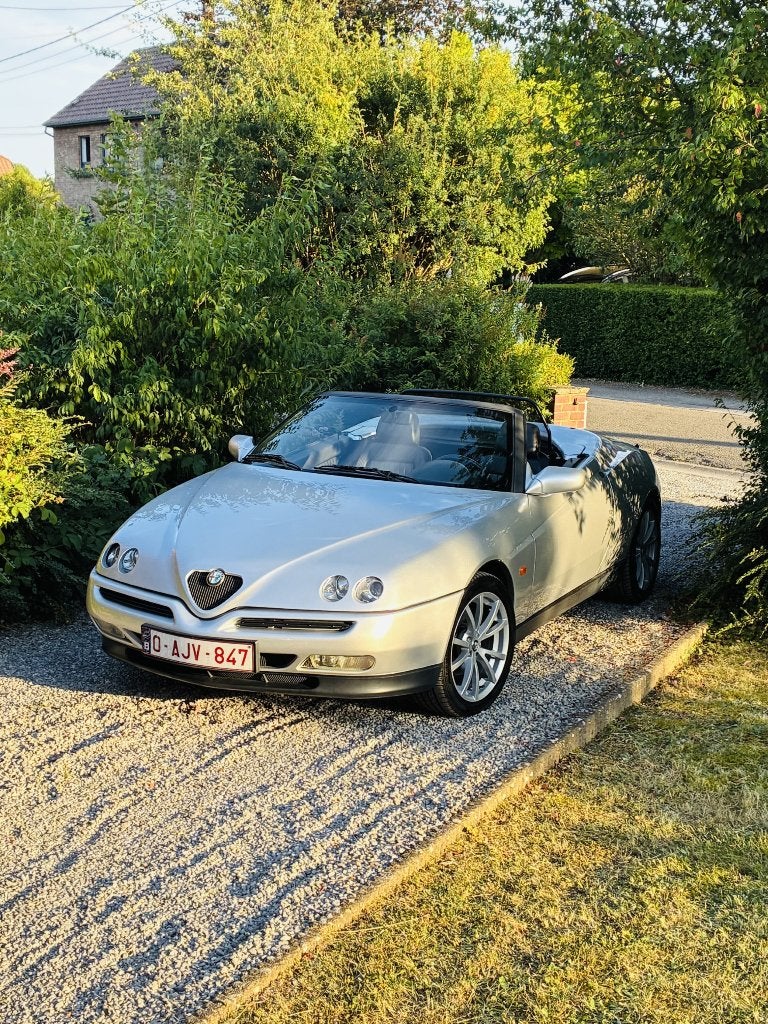 alfa spider 20 l 16v oldtimer, Autos, Alfa Romeo, Cuir, Argent ou Gris, Achat, Boîte manuelle
