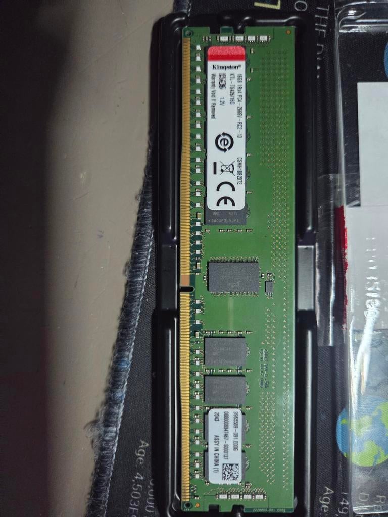 Ram ECC ddr4 16go 2666Mhz kingston, Informatique & Logiciels, Envoi, DDR4
