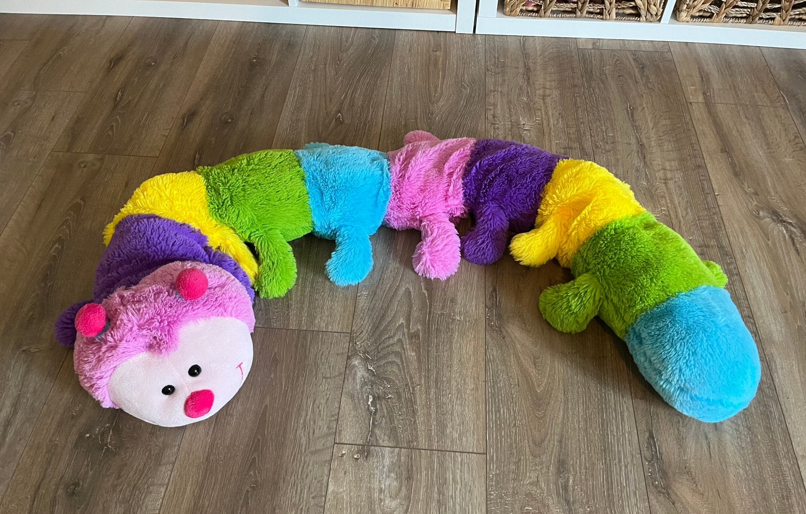 Grote pluche rups, Kinderen en Baby's, Ophalen, Zo goed als nieuw