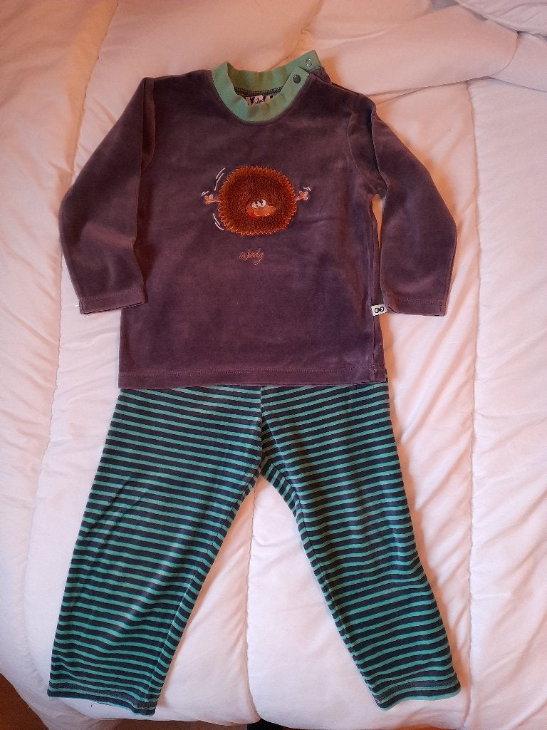 pyjama Woody of orchestra maat 98, Nacht- of Onderkleding, Jongen of Meisje, Ophalen of Verzenden, Zo goed als nieuw