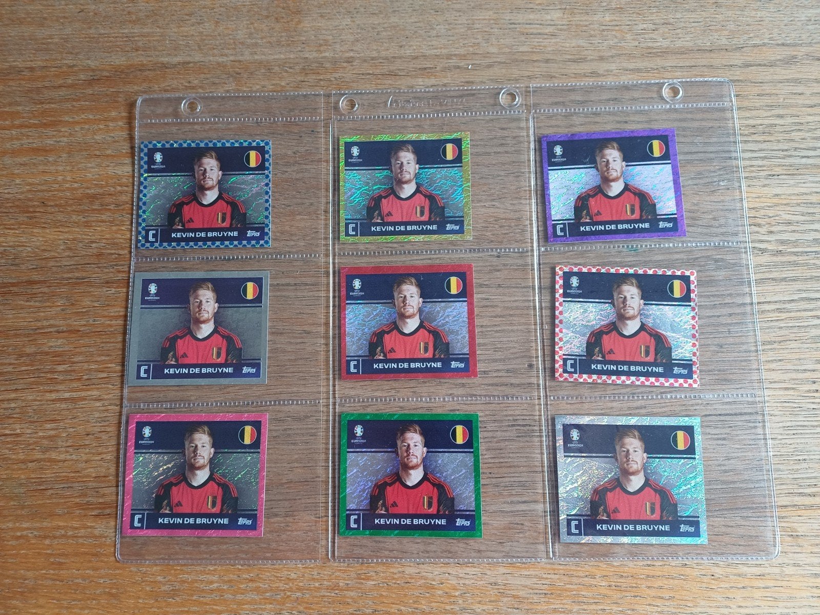 Topps (no Panini) Euro 2024 De Bruyne (different colours), Enlèvement ou Envoi