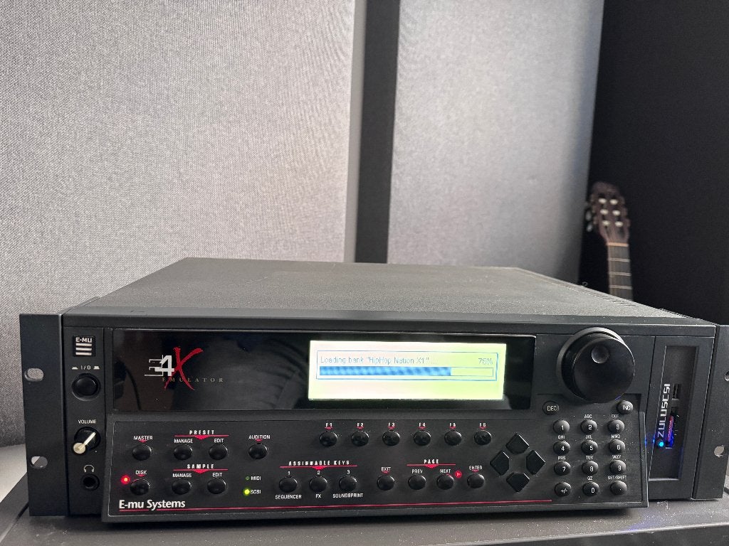 E-MU 4X Zulu SCSI + Tous les sons EMU, Ophalen, Gebruikt