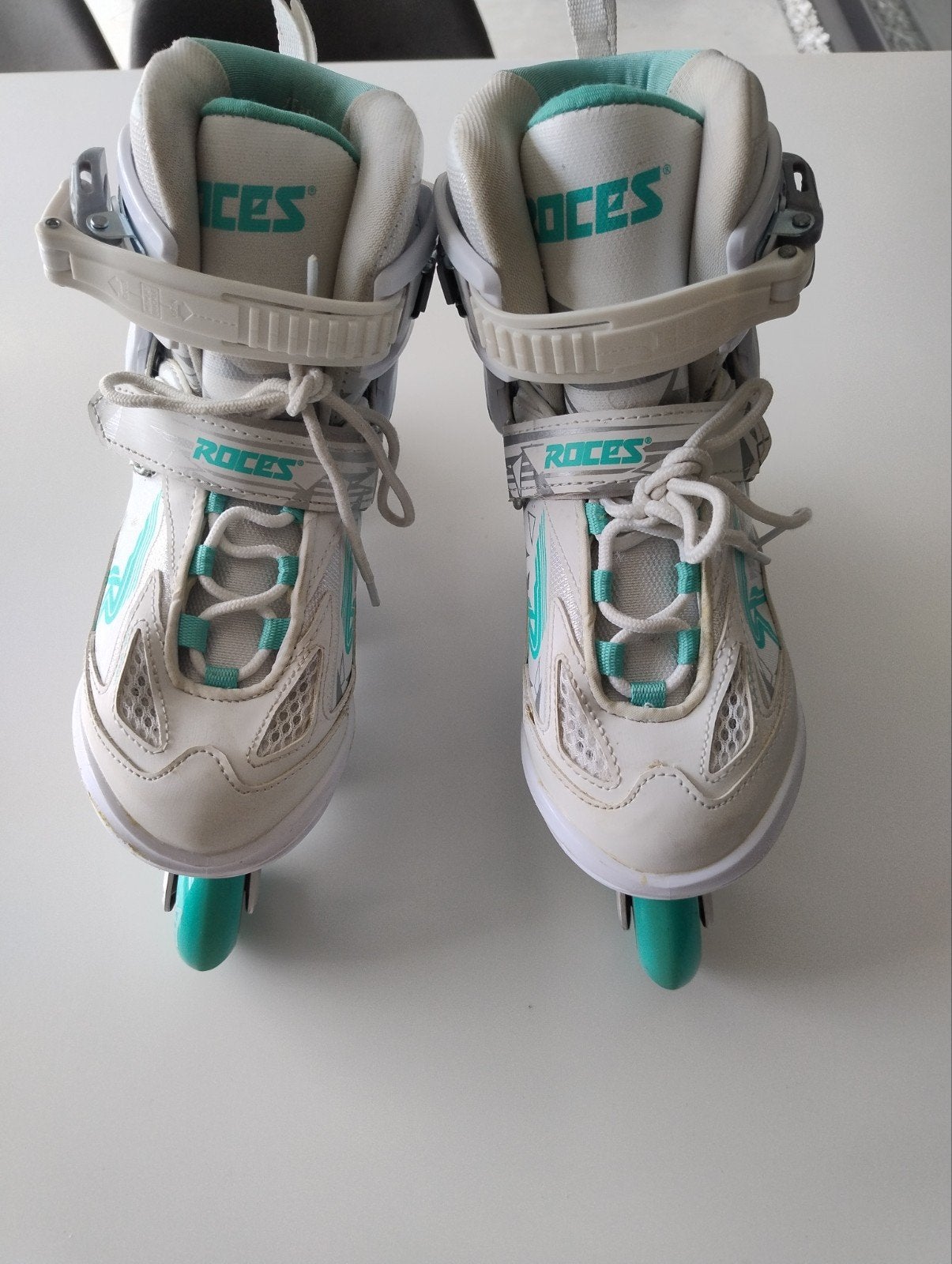 roces moody tif Girl wit/mint maat 30-35, Ophalen, Verstelbaar, Kinderen, Roces