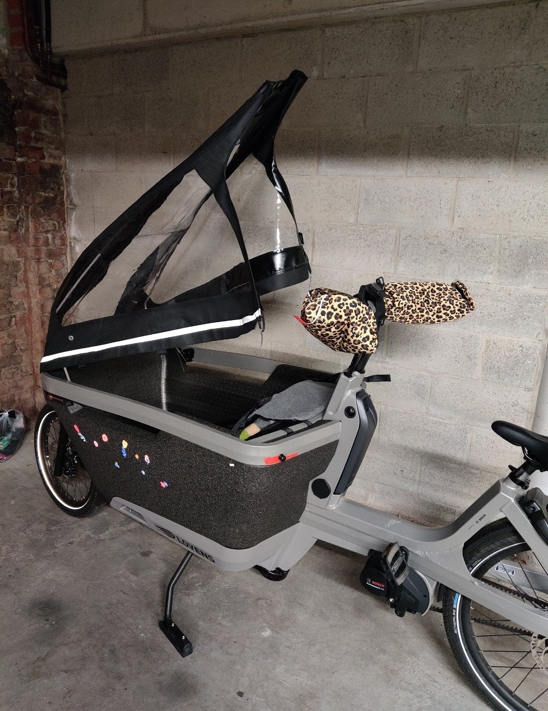 Lovens bakfiets, Enlèvement