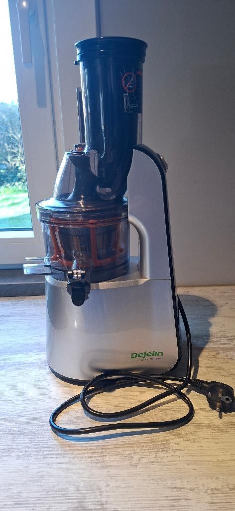 Dejelin – Extracteur de jus vertical SLJ100, Electroménager, Extracteurs de jus, Comme neuf, Presse-agrumes lent, Enlèvement