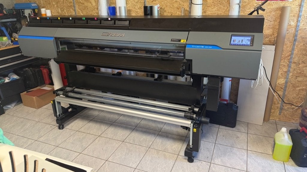 Roland TrueVIS VG3-540 + MAEGIS LAMINATOR, Ophalen, Kleur printen, Zo goed als nieuw, Overige technieken