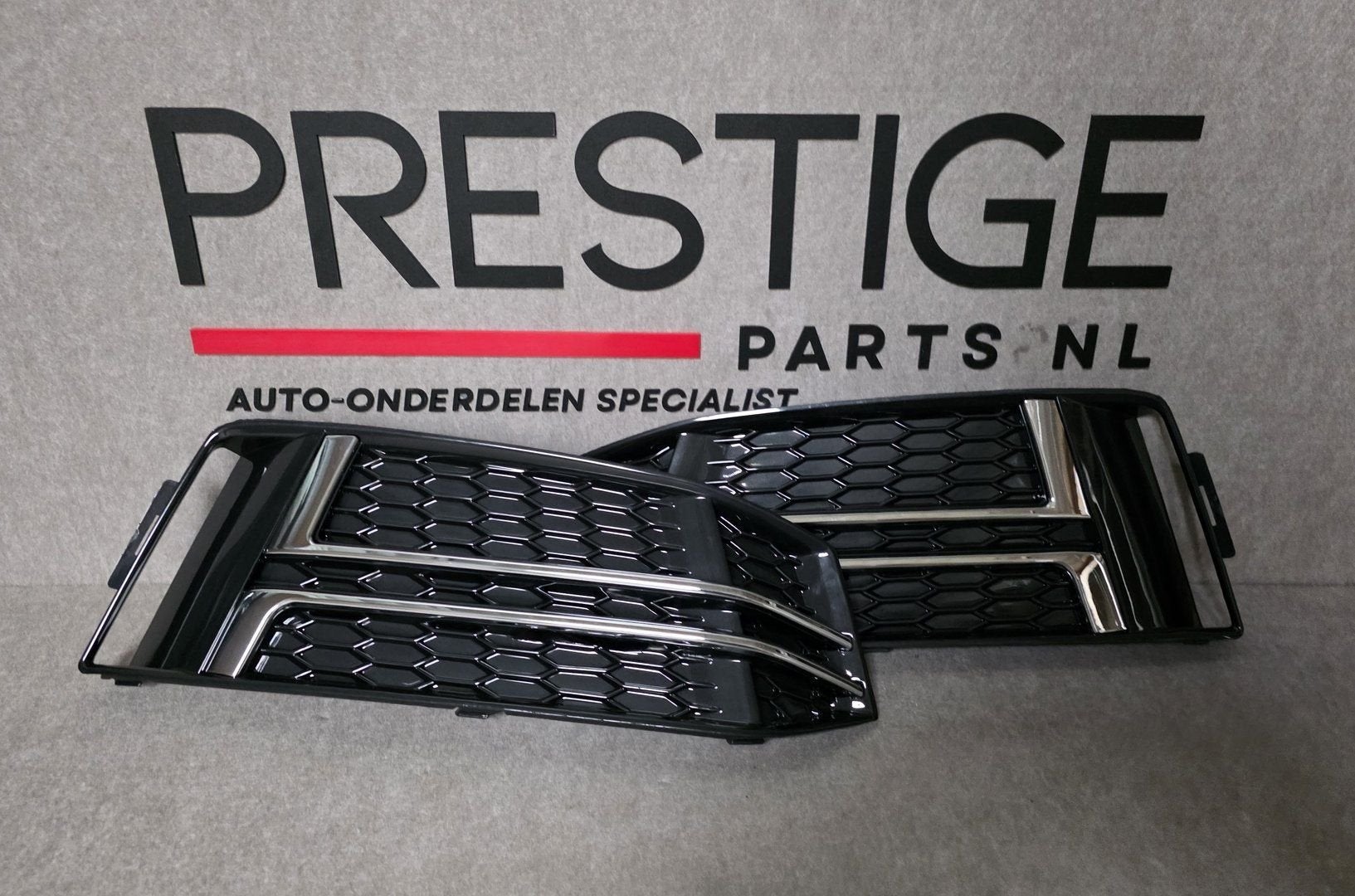 Voorbumper Roosters Audi A4 B9 8W S-Line Set Links & Rechts, -, Nieuw, Ophalen of Verzenden, -