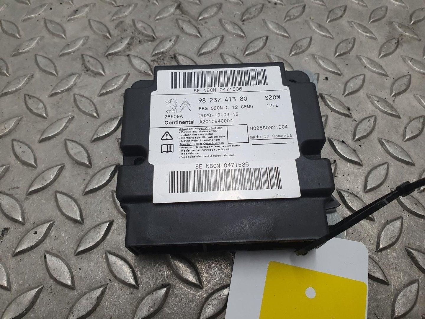 PEUGEOT 2008 Allure  COMPUTER ECU 9823741380 2020, Enlèvement ou Envoi, Utilisé, ARN reconnu
