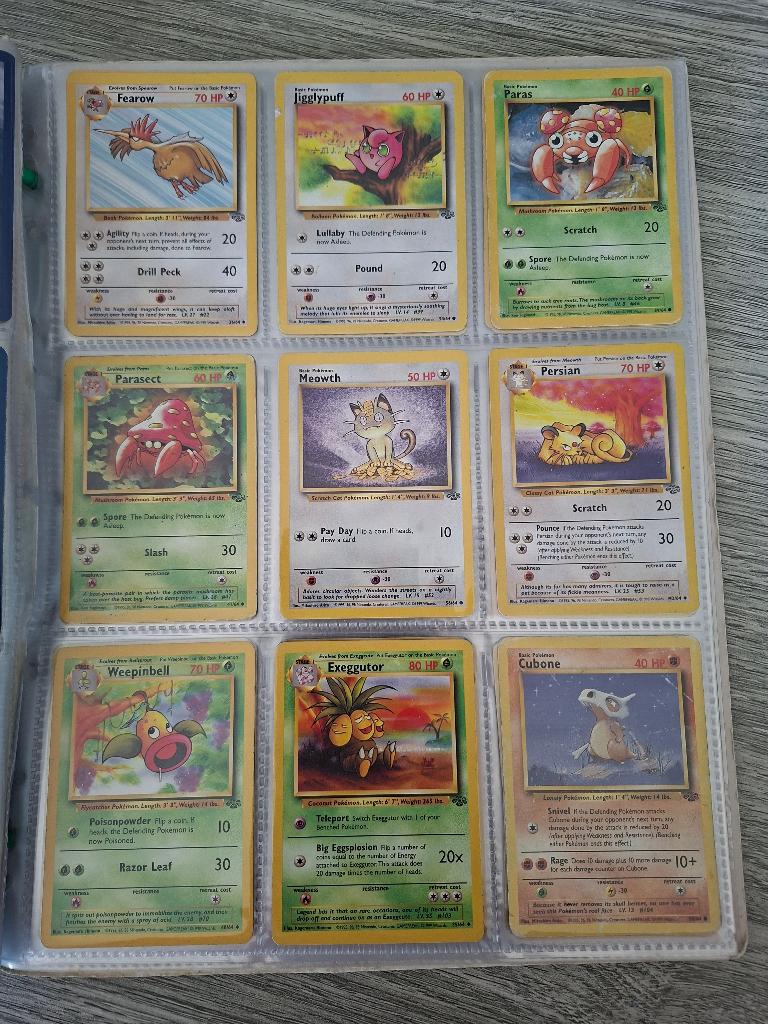 Vintage Pokémonkaarten - Jungle set ENG, Enlèvement ou Envoi, Utilisé, Plusieurs cartes