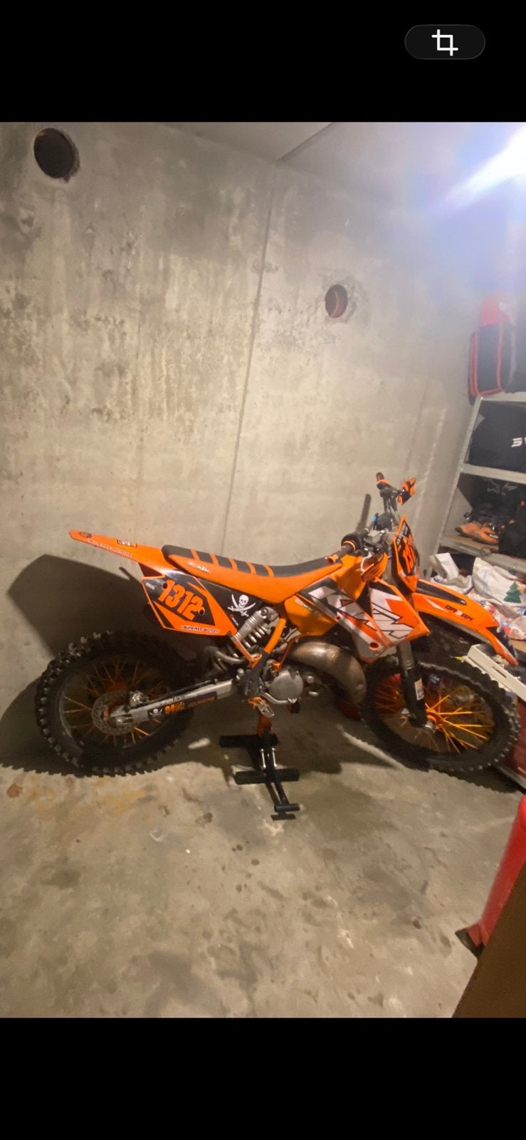 Ktm sx125 2004, Fietsen en Brommers, Ophalen, Zo goed als nieuw