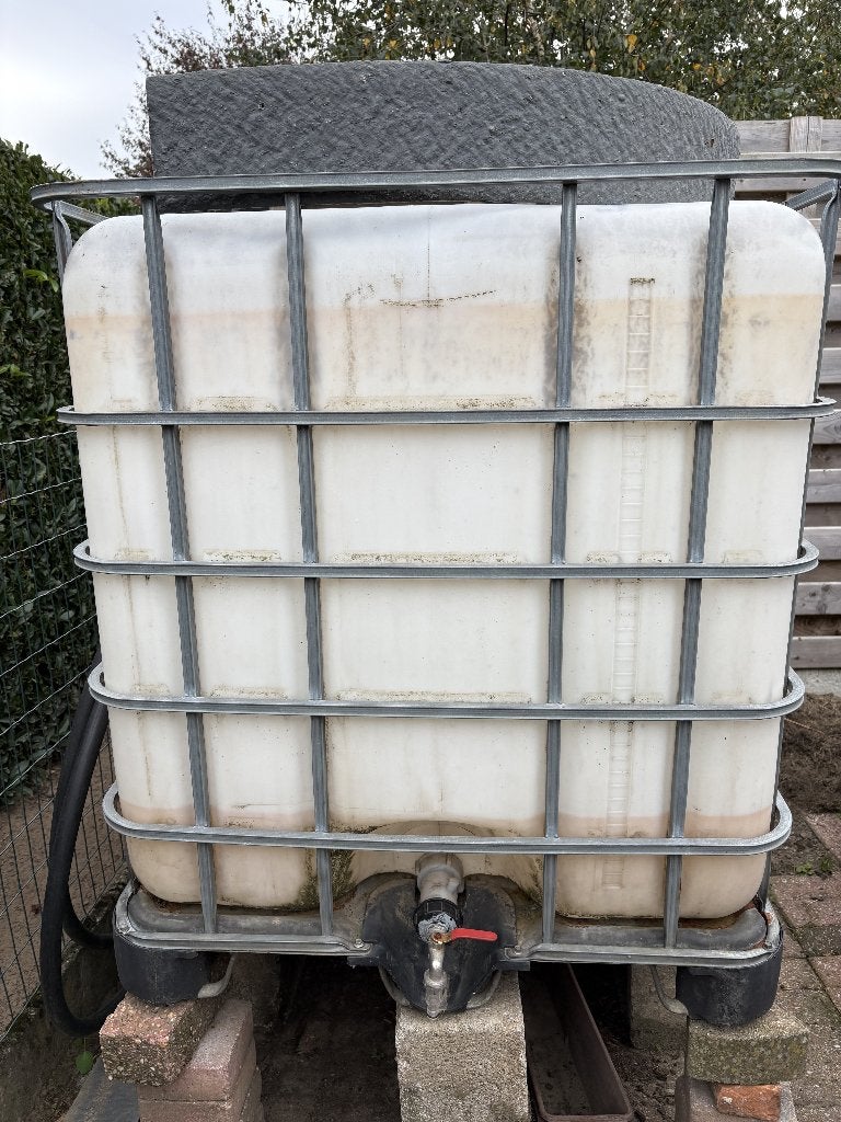 regenwaterbak, Tuin en Terras, Ophalen, Kunststof, Gebruikt, Met kraantje