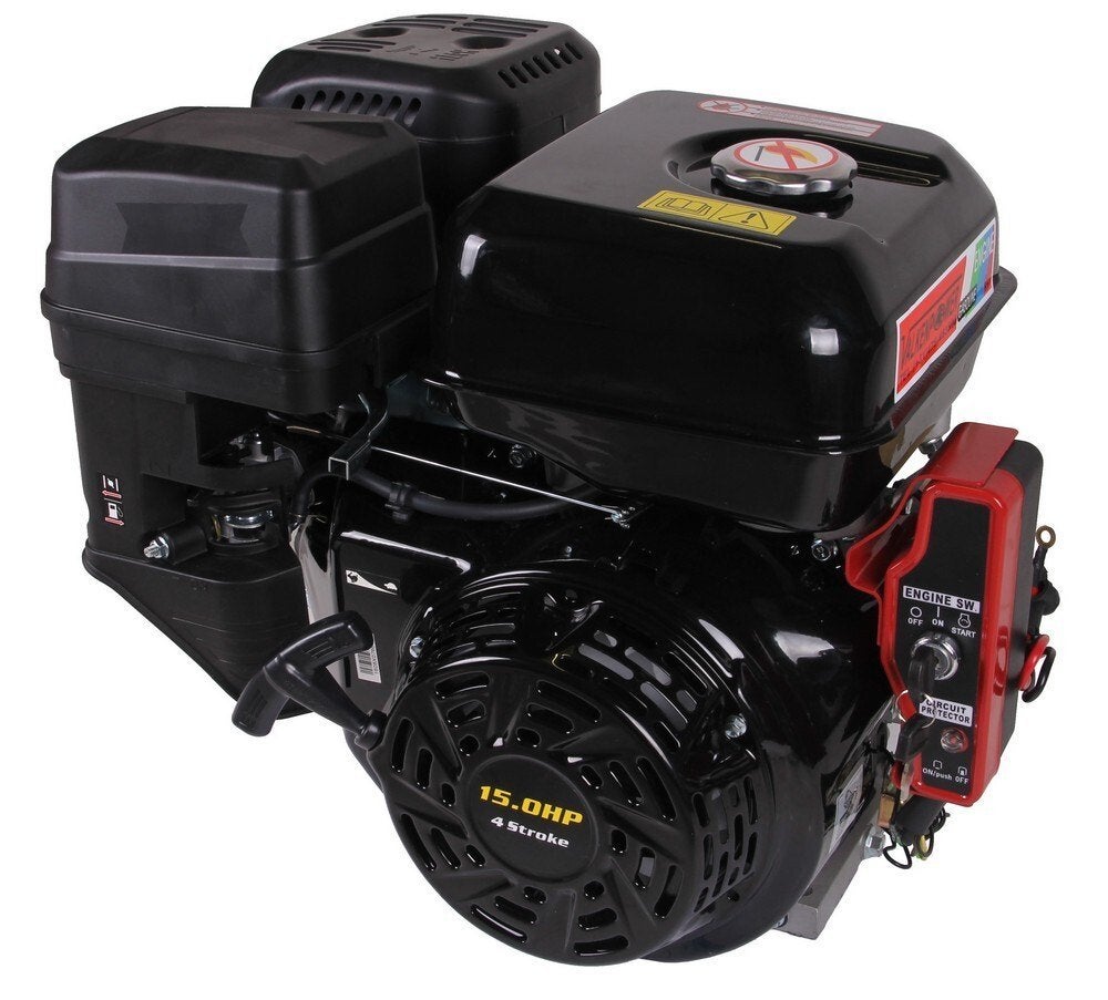 Benzinemotor E-start 13pk asmaat 25mm, Envoi