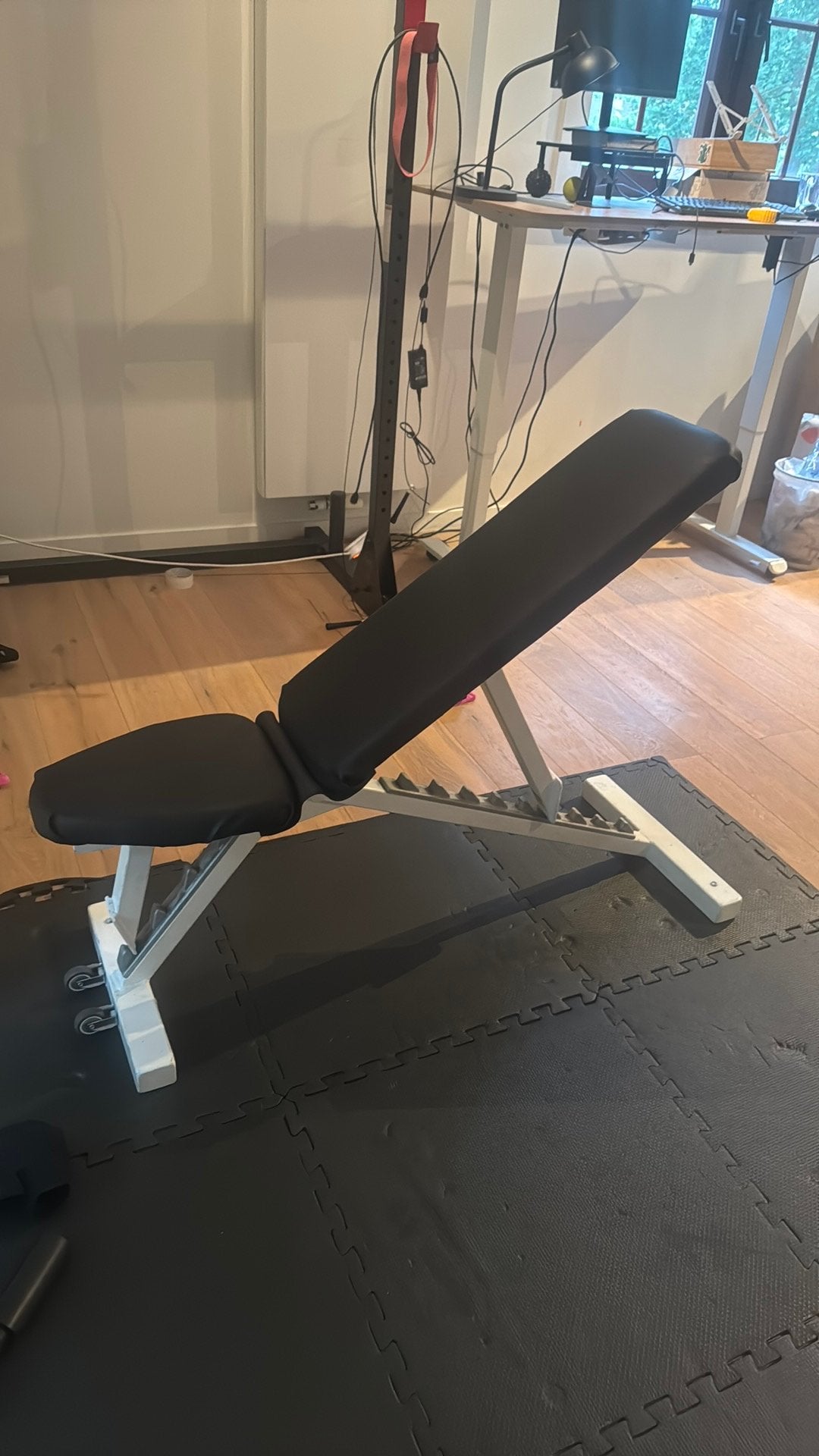 Fitness bank / bench, Sport en Fitness, Ophalen, Zo goed als nieuw