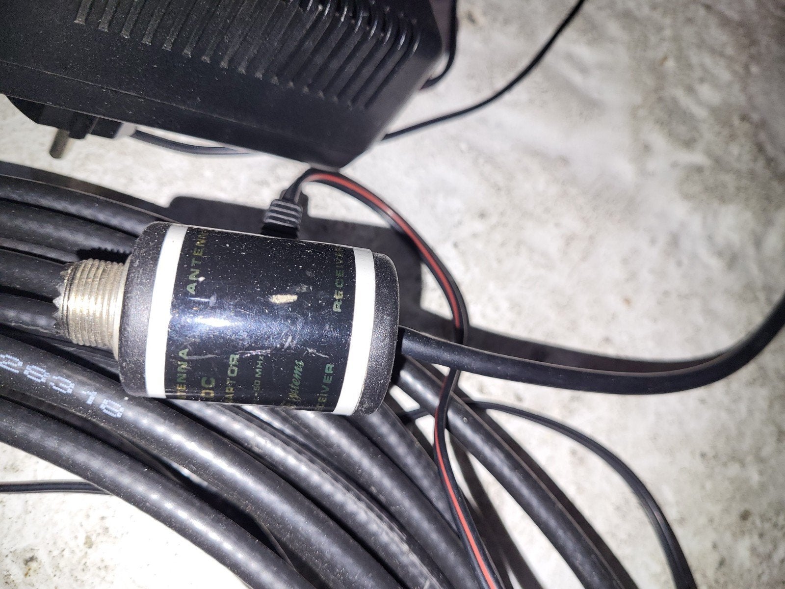 DX 7 Kortegolf antenne, Ophalen, Antenne