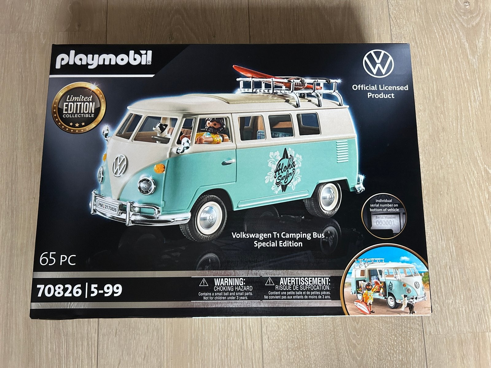 Nieuw playmobil 70826 vw bus limited edition, Enfants & Bébés, Neuf, Enlèvement ou Envoi, Autres séries, Kit complet