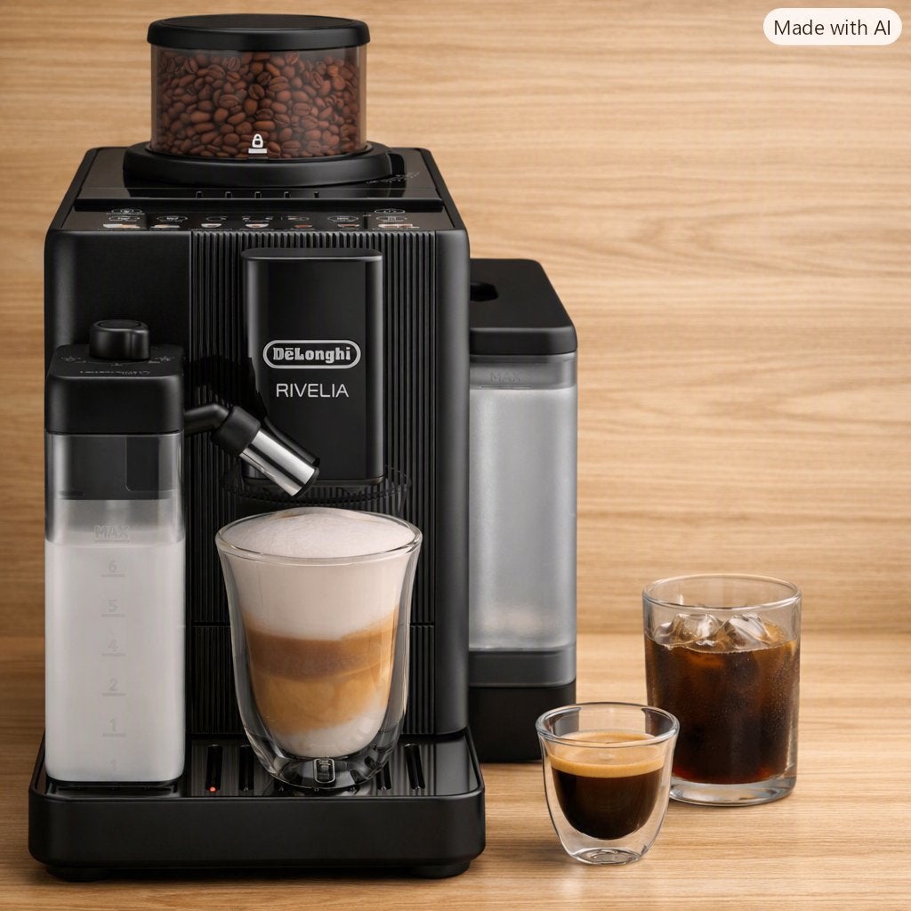 De'Longhi Rivelia startkoffiezetapparaat - NIEUW, Elektronische apparatuur, Koffiezetapparaten, Afneembaar waterreservoir, Espresso apparaat