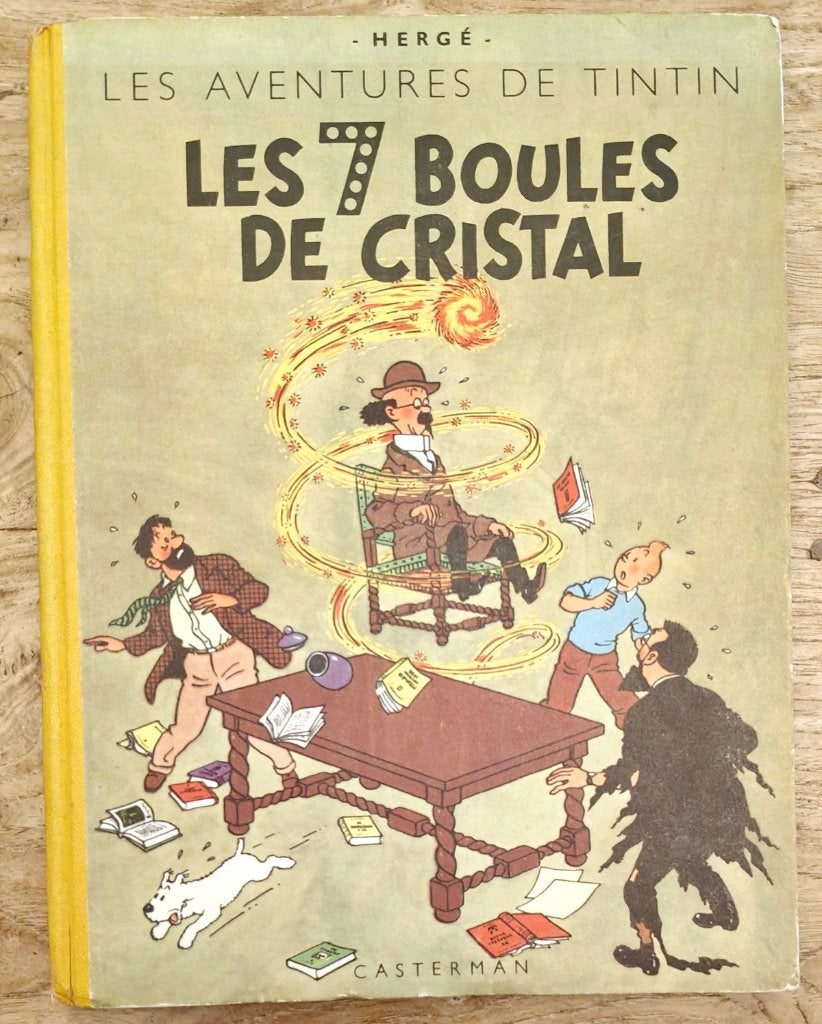 Tintin : Les 7 boules de cristal - Herge, 1948, Enlèvement ou Envoi, Utilisé, Hergé (George Rémi)