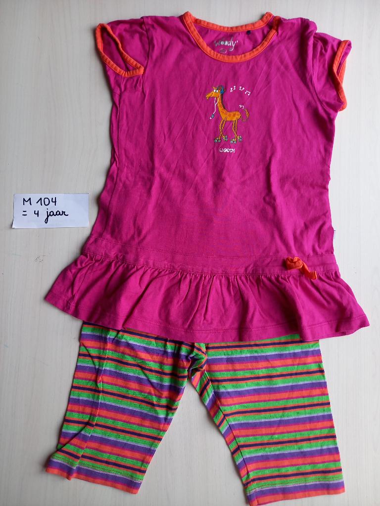 Nieuwstaat pyama Woody maat 104 meisje, Kinderen en Baby's, Nacht- of Onderkleding, Meisje, Ophalen of Verzenden, Zo goed als nieuw