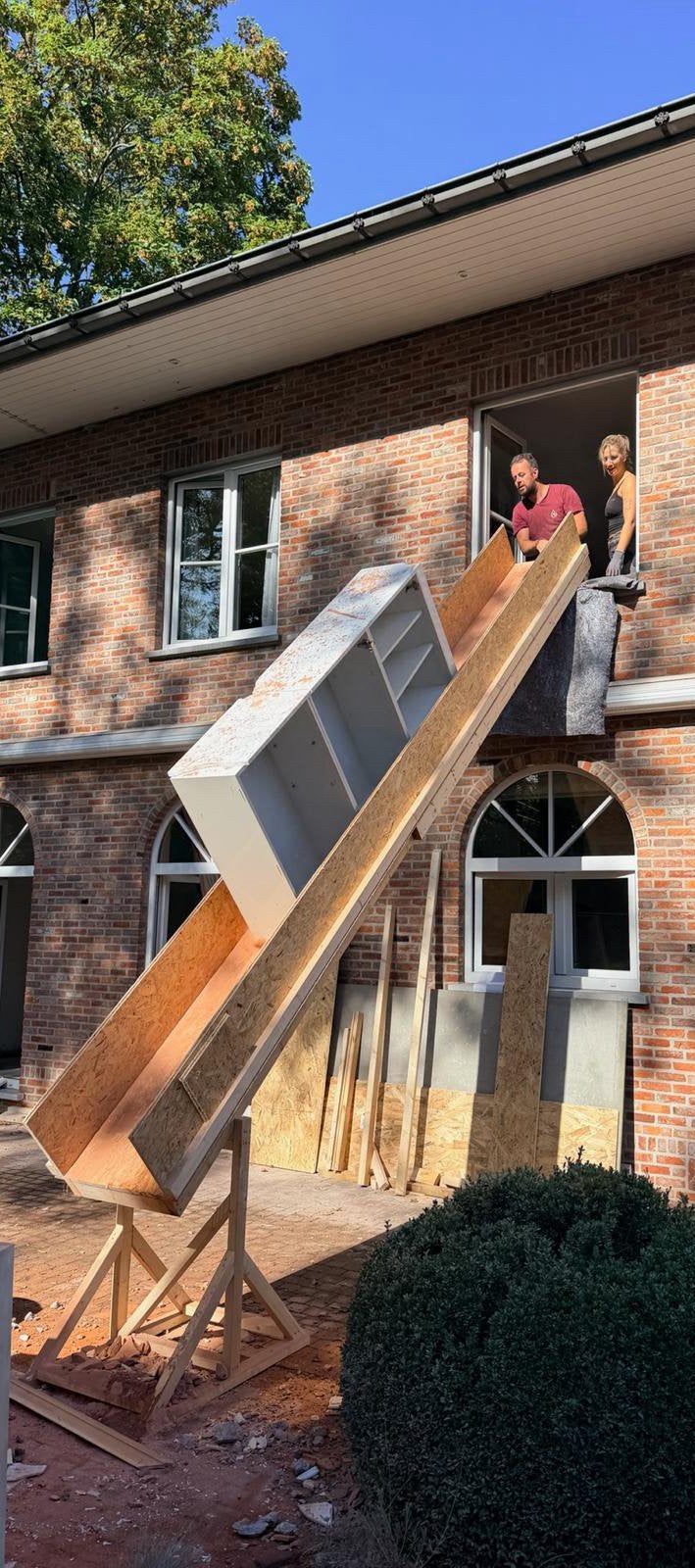 Stortkoker / glijbaan voor bouwafval - renovatie, Doe-het-zelf en Bouw, Ophalen, Zo goed als nieuw