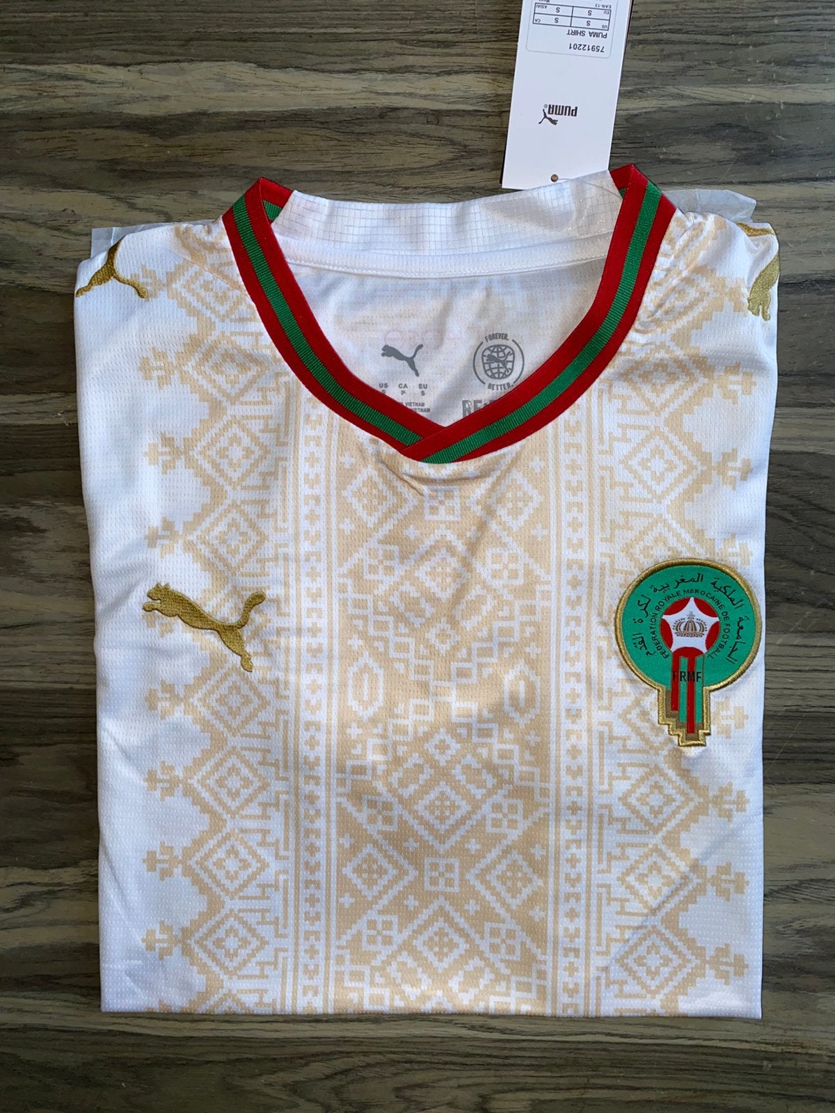 Trui van Marokko, Kleding | Heren, T-shirts, Nieuw, Maat 46 (S) of kleiner, Wit, Ophalen of Verzenden