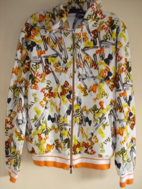 Etro hoodie sweatvest Medium wit oranje geel zilvergrijs, Wit, Etro Milano, Zo goed als nieuw, Verzenden