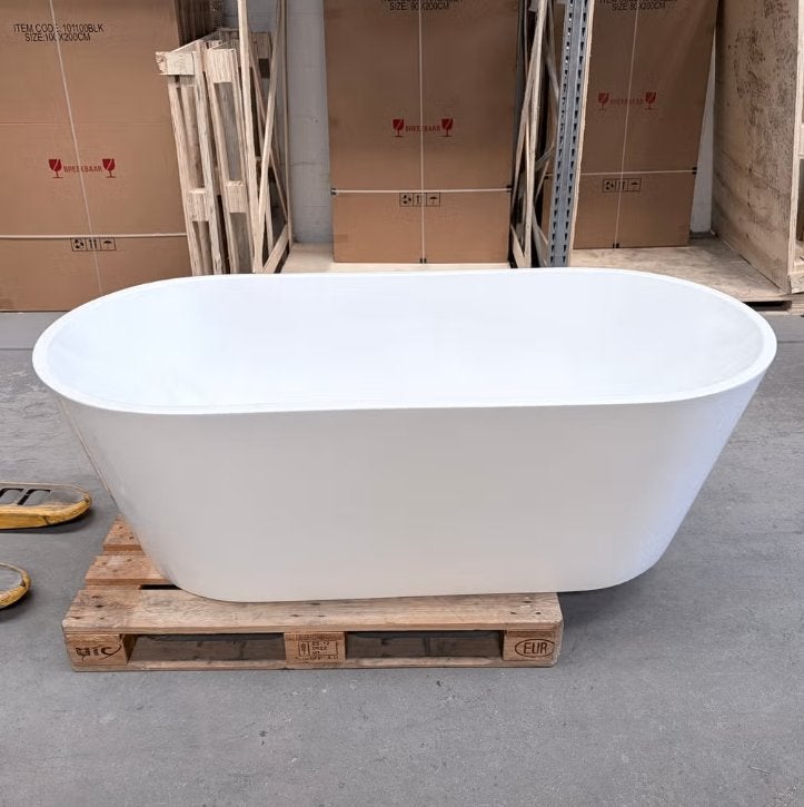 Vrijstaand Bad Ovaal 170 cm Glans Wit SALE nr384, Ophalen of Verzenden, Nieuw, Wit