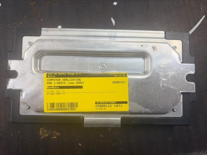 Ordinateur éclairage d'un BMW 1-Serie, -, 3 mois de garantie, Utilisé, -