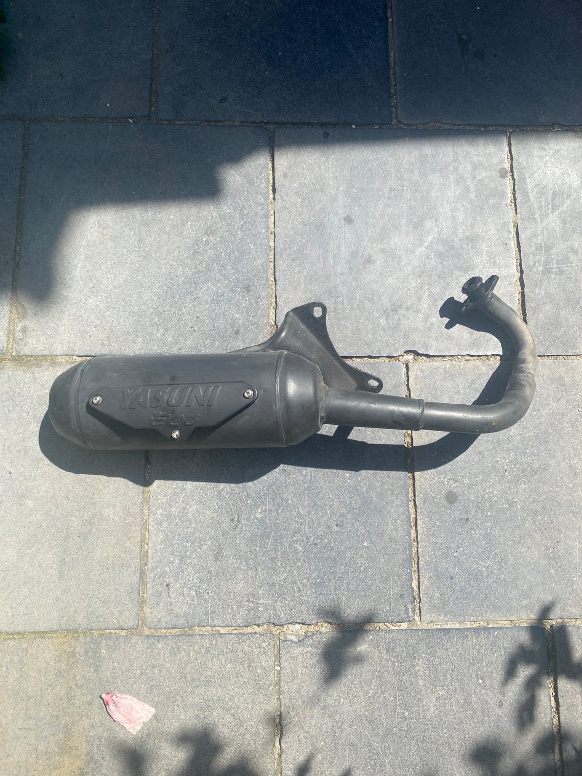 Yasuni eco uitlaat, Fietsen en Brommers, Brommeronderdelen | Scooters, Ophalen, Zo goed als nieuw, Uitlaat, Piaggio